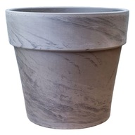 Doniczka gliniana CALIMA BAZALT 24cm naturalna donica ceramiczna z terakoty