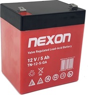 Akumulator Żelowy Nexon Tn-Gel-5 12V 5Ah - Głębokiego Rozładowania I Pracy