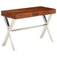 Písací stôl akáciové drevo s medovou povrchovou úpravou 110x50x76 cm