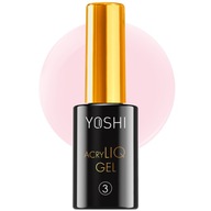 Yoshi Akrylový stavební gel na nehty v lahvičce AcryLIQ Gel 10 ml No.03 Růže