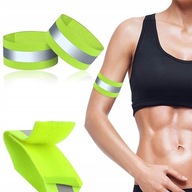 OPASKA ODBLASKOWA NA RZEP ELASTYCZNA na ramię rower do biegania BEZPIECZNA