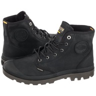 Buty Męskie Trampki za Kostkę Palladium Pampa Hi Wax 77222 Czarne