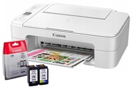 Mała Drukarka Atramentowa Canon Pixma TS3351 WiFi AirPrint Biała