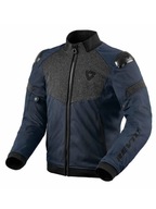REV'IT Jacket Action H2O tekstylna kurtka motocyklowa czarno granatowa XL