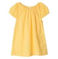 COOL CLUB Bluzka dziewczęca krótki rękaw żółta r. 134