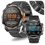 Смарт-годинник Чоловічий GPS Водонепроникний 3ATM AMOLED Розмовляючий 650mAh Меню EN