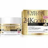 Spevňujúci krém 24K Gold Eveline Cosmetics deň a noc 50 ml vek 50+