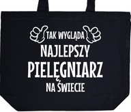 NAJLEPSZY PIELĘGNIARZ torba zakupy prezent