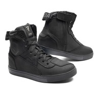 REBELHORN MIEJSKIE KRÓTKIE BUTY MOTOCYKLOWE SKÓRZANE VANDAL BLK/BLK SOLE 39