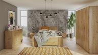 Sypialnia BONO 8 dąb artisan - niezrównane piękno naturalnego drewna