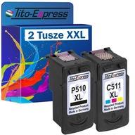 Atrament Tito-Express canon-pg-510-cl-511-cmyk pre Canon set