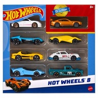 HOT WHEELS SADA 8 KUSOV MALÝCH AUTÍČOK 8 KS DARČEKOVÁ SADA 1:64