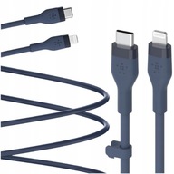 Belkin Kabel Boost Flex USB-C do Lightning 3m Elastyczny Silikon Z klipsem