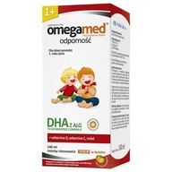 Omegamed Odporność 1+ syrop dla dzieci pomarańcza wit. C i D DHA 140 ml