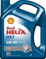 SHELL HELIX HX7 SN/CF A3/B4 5W40 4L  prívesok