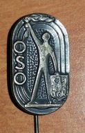 Odznaka - OSO - LOK - srebrna