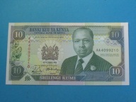 Kenia Banknot 10 Shillings AA ! 1989 UNC P-24A UNC