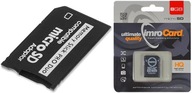 Karta pamięci PNY 8GB microSDHC CL10 +adapter PSP