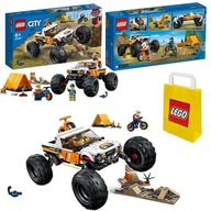 LEGO City Samochód Terenowy Biwak + namiot rowery 60387