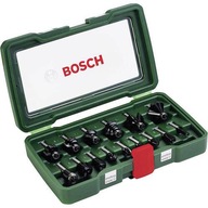 Zestaw frezów HM Bosch, 8 mm, 15 elementów
