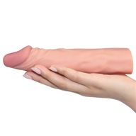 Nakładka erekcyjna przedłużka penisa powiększająca + 5cm pogrubiająca