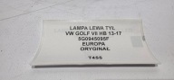light left rear part VW GOLF VII HB 13-17 original EUROPA 5G0945095F