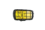 Cestný halogénový reflektor žltý s mriežkou HP1.00