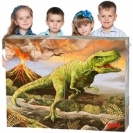 Puzzle DINOSAURUS Cool Logické pre CHLAPCA Puzzle DINOSAURUS Drevené