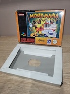 MICKEY MANIA - NINTENDO SNES BEZ GRY!!! SAME PUDEŁKO + WKŁADKA