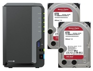 Synology DS224+ 6GB RAM + 2x 6TB WD Red Plus