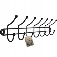 FALI RUHAAKASZTÓ ELŐSZOBÁBA FEKETE LOFT FÉM 41,5cm