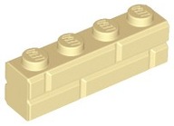 LEGO 15533 KLOCEK CEGŁA 1x4 piaskowa NOWY (2g)