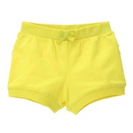 Krátke šortky pre dievčatko ORIGINAL MARINES bavlnené žlté veľ. 80