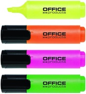 Zakreślacz Office Products ścięta 40 szt