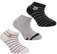 3x Ponožky chlapčenské členkové ponožky MORAJ 27-30