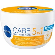 NIVEA Care 5v1 Protivráskový ľahký krém na tvár, 100ml