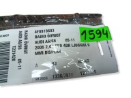 Bildschirm, AUDI A6 C6 4F0919603 !J