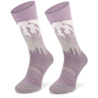 Ponožky do polovice lýtok Comodo, fialové