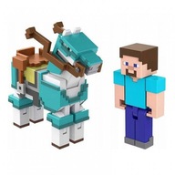 Minecraft Figúrky Steve + kôň v brnení HDV39 GTT53