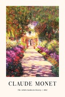 Plakat 60x40 Claude Monet ogród w Giverry malowany sztuka BOHO 30 WZORÓW