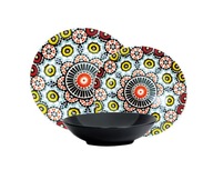 Modern, 18 részes porcelán étkészlet