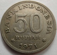 0852 - Indonezja 50 rupii, 1971