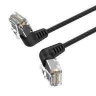 VENTION OBROTOWY KĄTOWY KABEL PRZEWÓD SIECIOWY ETHERNET RJ45 CAT 6 UTP 5M