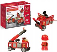 Tűzoltó építőkockák GYEREKEKNEK Magformers MENTŐ szett 50 db-os