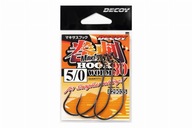 4 db Horgok Decoy Worm 30 HOOK Makisasu sorjázó MADE in JAPAN ! #1/0