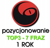 POZYCJONOWANIE STRON GOOGLE TOP3 7 FRAZ POZYCJONOWANIE STRON WWW LINKI SEO