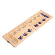 Wooden Mancala Board Game 2 Player Game Travel