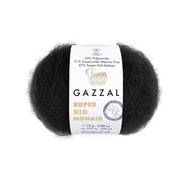 Gazzal SUPER KID MOHAIR moher / 64409 czarny