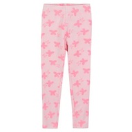Cool Club legginsy dziewczęce różowe motylki r 128