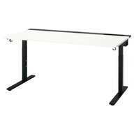 IKEA MITTZON Písací stôl 160x80 cm biela/čierna